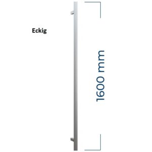 Beschlag SET8 Aussengriffstange Eckig 160cm + Sicherheitsrosete + Innendrucker