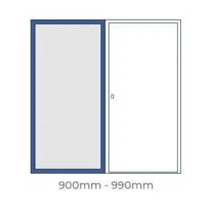 Seitenteil Links 900-990 mm