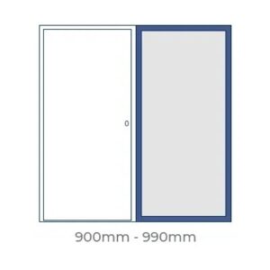 Seitenteil Links 900-990 mm