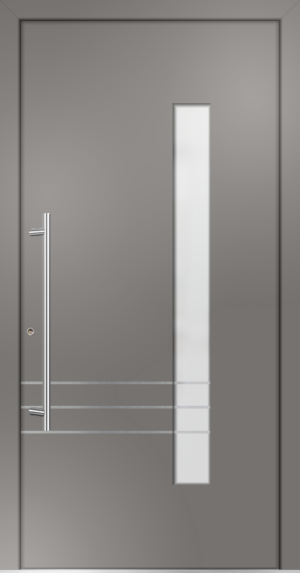 metaku Collection-F267_01_graualuminium 9007 FS_Aufsatzfüllung