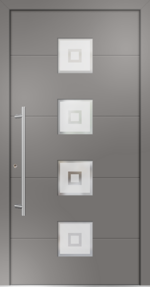 metaku Collection-F277_graualuminium 9007 FS_Aufsatzfüllung