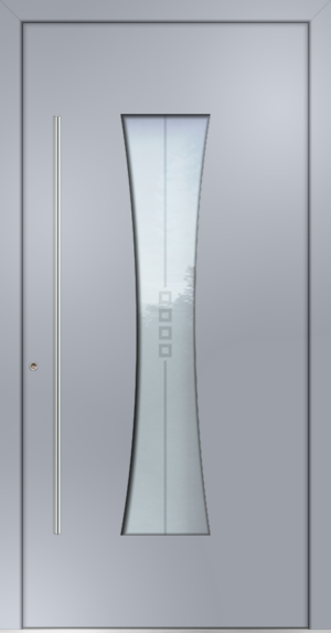 metaku Collection-G201_weissaluminium 9006 FS_Aufsatzfüllung