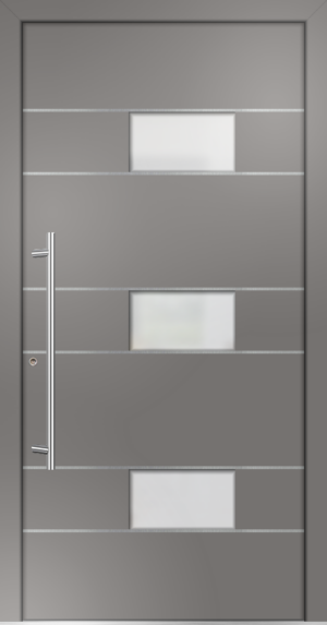 metaku Collection-H208_graualuminium 9007 FS_Aufsatzfüllung