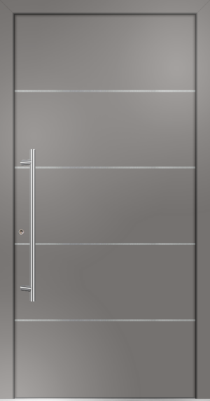 metaku Collection-H214_graualuminium 9007 FS_Aufsatzfüllung