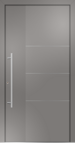 metaku Collection-H5220_graualuminium 9007 FS_Aufsatzfüllung