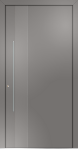 metaku Collection-H5222_graualuminium 9007 FS_Aufsatzfüllung