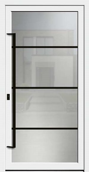 Typ 6064-03 Rodenberg Premium Ganzglas-Haustürfüllung