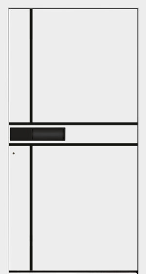 Typ 2886-95 Rodenberg Premium Aluminium-Haustürfüllung