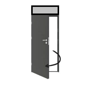 DIN links, nach außen öffnend