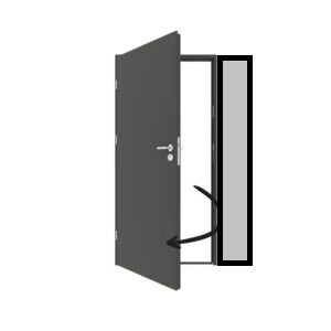 DIN links, nach außen öffnend