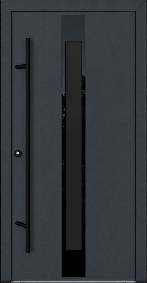 DS82 GLAS25  Blackline - FM ALU-Haustür